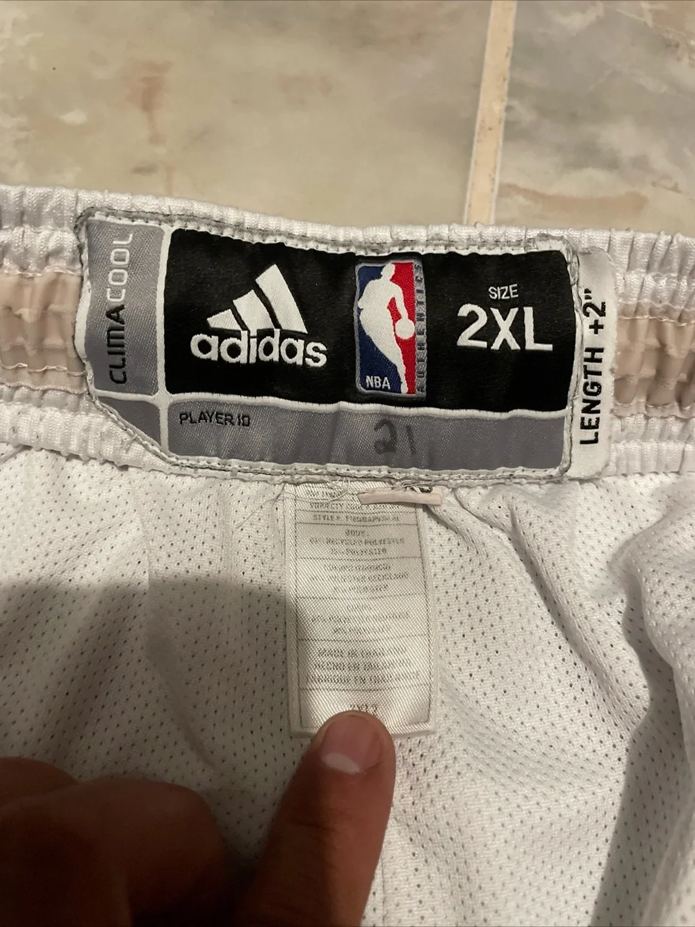 Adidas Los Angeles Lakers 2010 Game/Player Issue Shorts Basketball Men 2XL RARE
